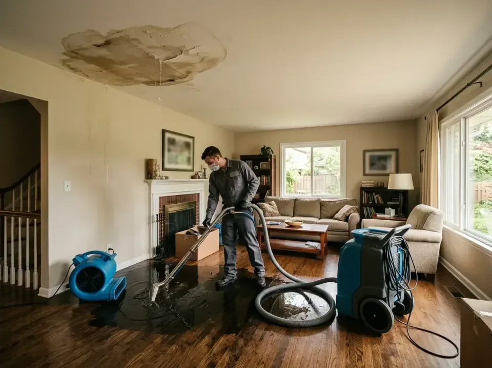 attic-pipe-burst-ceiling-drip-008 — frequently asked questions, Water Damage Restoration & Carpet Care in Fort Lee, VA